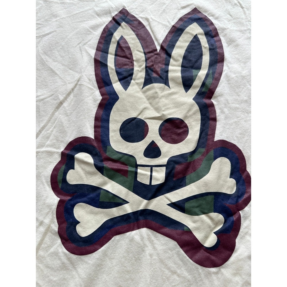 Like new! Psycho Bunny  Robert Godley  T-Shirt Ivory Short Sleeve Men's L‎ - Picture 3 of 6